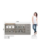 Ver imagem 4 de Cozinha Compacta 2 Peças 100% MDF com Tampo para Cooktop Americana