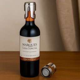 Tampa Inox com Pressão para Champagne Vinho Espumante Luxo - 5