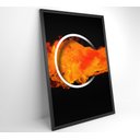 Ver imagem 3 de Quadro Circulo Playstation - 90x60 - Vidro Impresso