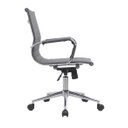 Ver imagem 4 de Kit 10 Cadeiras de Escritório Diretor Eames em Couro - Cinza