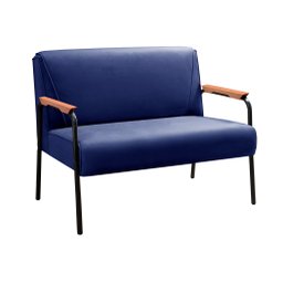 Conjunto com 2 Poltronas e Namoradeira Decorativa Jade Sala de Estar - 5