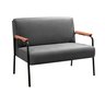 Conjunto com 2 Poltronas e Namoradeira Decorativa Jade Sala de Estar - 4