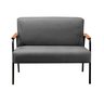 Conjunto com 2 Poltronas e Namoradeira Decorativa Jade Sala de Estar - 5