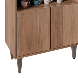 Balcão Aparador Buffet Cantinho do Café 71cm Lice M24 Freijó - Mpozenato - 7