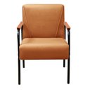 Ver imagem 7 de Conjunto com 2 Poltronas e Namoradeira Decorativa Jade Sala de Estar Laranja Terracota