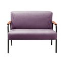 Ver imagem 5 de Conjunto com 2 Poltronas e Namoradeira Decorativa Jade Sala de Estar