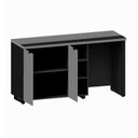 Ver imagem 4 de Aparador Frigobar de Embutir Direito com Armário 2 Portas com Pés em Metal Corporate