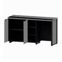 Ver imagem 5 de Armário Frigobar Industrial com Armário 2 Portas 180cm Corporate Cinza