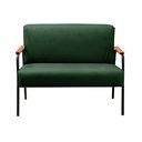 Ver imagem 5 de Conjunto com 2 Poltronas e Namoradeira Decorativa Jade Sala de Estar Verde
