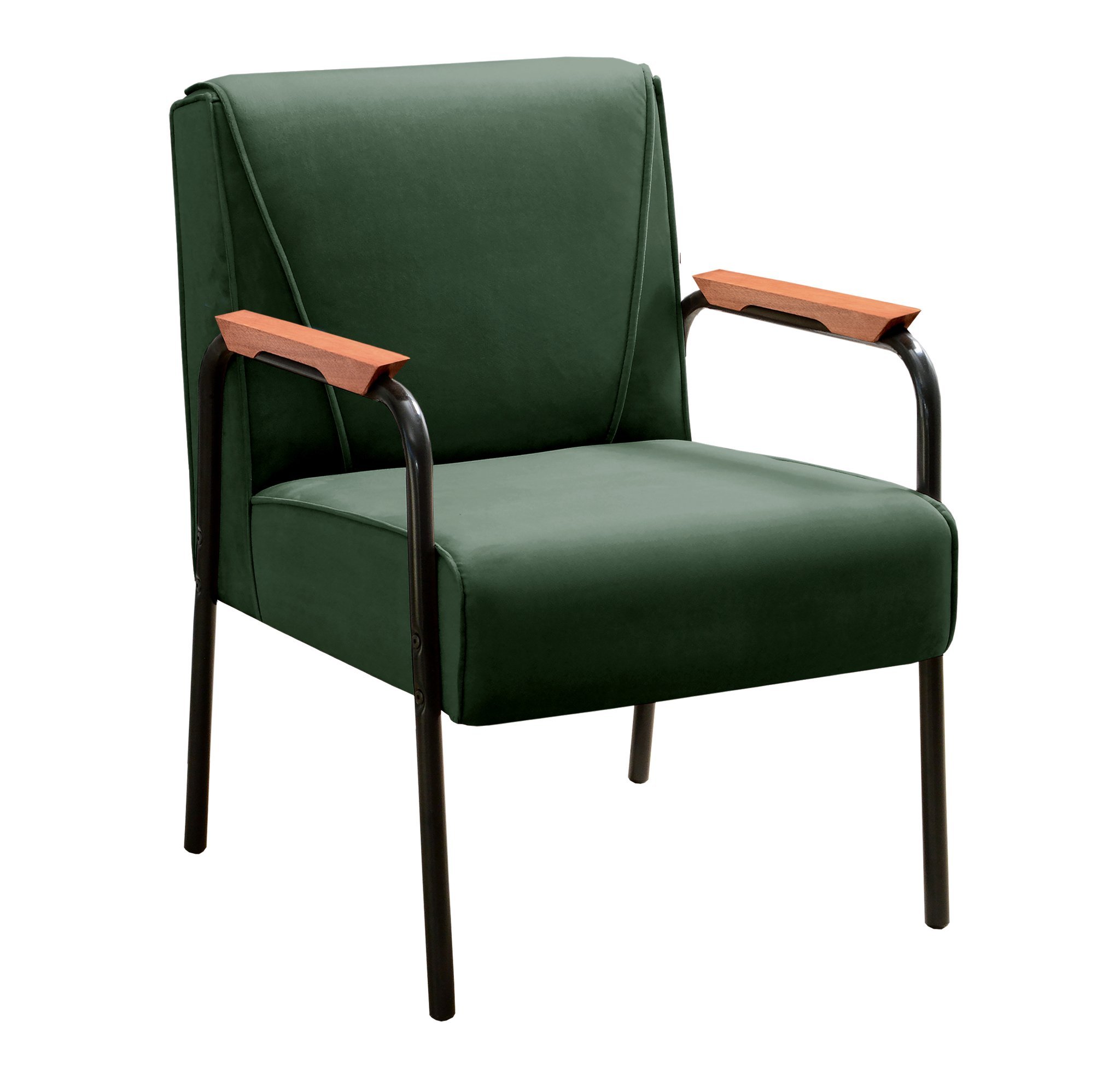 Conjunto com 2 Poltronas e Namoradeira Decorativa Jade Sala de Estar - 6