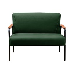 Conjunto com 2 Poltronas e Namoradeira Decorativa Jade Sala de Estar - 5