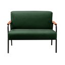 Ver imagem 5 de Conjunto com 2 Poltronas e Namoradeira Decorativa Jade Sala de Estar