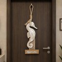 Ver imagem 4 de Enfeite Parede Cavalo Marinho Pendente Banheiro Lavabo 50cm
