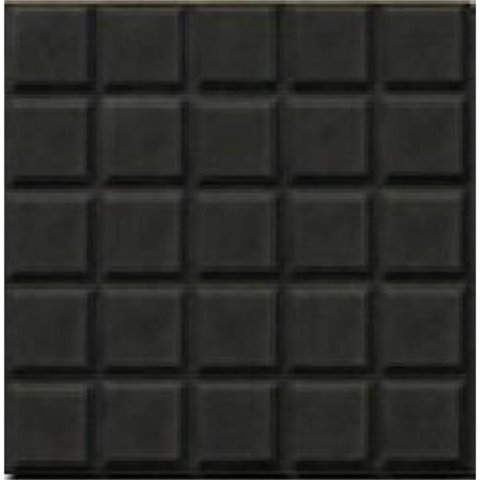 Piso 25 Dados Preto 20x20cm Amarrado com 20 Peças 0,80m² - Artesanal Piso 20x20 25dados Preto Am20pc