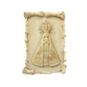 Ver imagem 2 de Adorno Pergaminho Nossa Senhora Aparecida com Strass Resina Armazém Católico 744