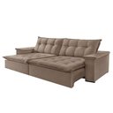 Ver imagem 2 de Sofá Estilo Veludo 02 Módulos de 120m B25cm Meu Sofá Online B002 Veludo Capuccino