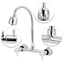 Ver imagem 2 de Torneira Misturador Cozinha Parede Gourmet Flexível Luxo 1/4