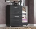 Ver imagem 2 de Cômoda 4 Gavetas 1 Porta - Laura Preto Saimys