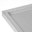 Ver imagem 2 de Base para Banho Banheiro Inox 80x80cm Rv Motorhome Trailer