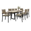 Ver imagem 2 de Conjunto para Área Gourmet com Vidro 6 Cadeiras 2,0x0,90m - Itália - Paonanda Decor