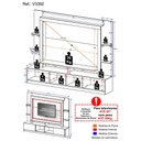 Ver imagem 4 de Estante Tv 65" com Leds Berlim Multimóveis V3392