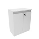 Ver imagem 3 de Balcão Escritório 2 Portas com Chave Branco