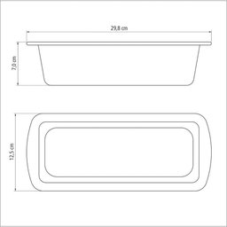 Forma para Pão e Bolo Tramontina Brasil em Alumínio Revestimento Antiaderente 26 Cm 1,4l - 7