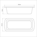 Ver imagem 7 de Forma para Pão e Bolo Tramontina Brasil em Alumínio Revestimento Antiaderente 26 Cm 1,4l