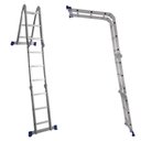 Ver imagem 3 de Escada Articulada 4x3 com Plataforma em Alumínio Mor
