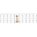 Ver imagem 2 de Cercado Caes Pets Cachorros 9 Módulos + Portão 98 Cm Altura