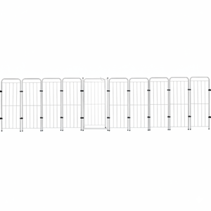 Cercado Caes Pets Cachorros 9 Módulos + Portão 98 Cm Altura