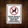 Placa Pedestre Recolha Fezes Cão Calçada Limpa 27X35 - 1