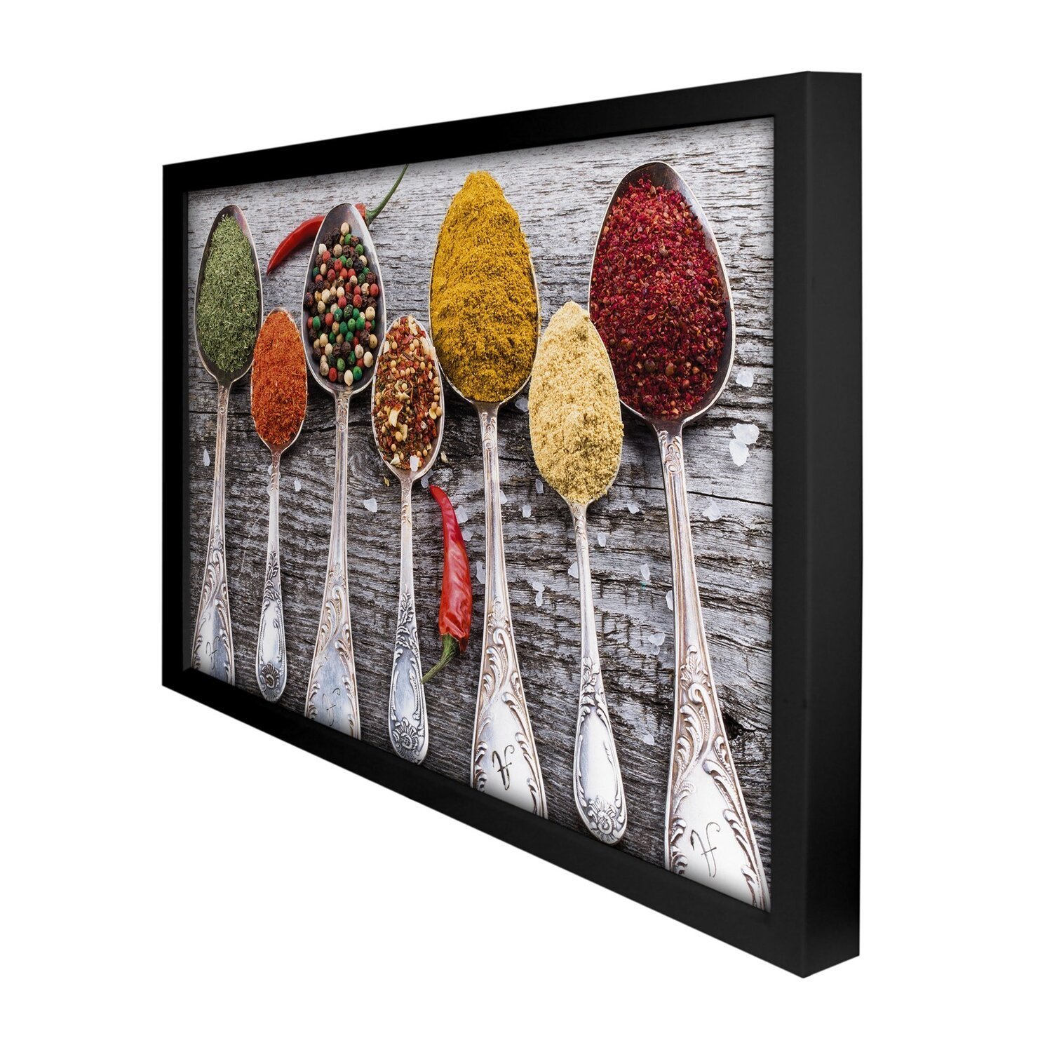 Quadro 60cm X 80cm Temperos Coloridos Tropical Artes - 6