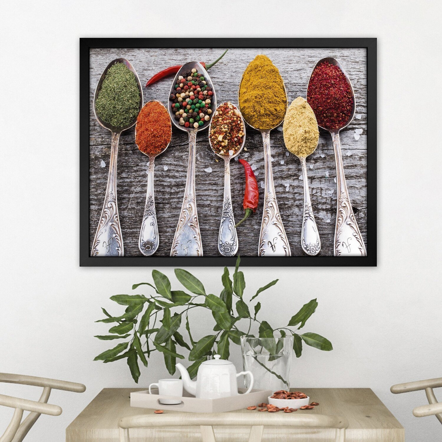 Quadro 60cm X 80cm Temperos Coloridos Tropical Artes - 2