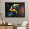 Quadro 60cm X 80cm Animal Tucano Tropical Artes - 2