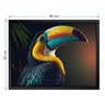 Quadro 60cm X 80cm Animal Tucano Tropical Artes - 3