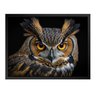 Quadro 60cm X 80cm Animal Coruja Tropical Artes - 1