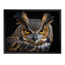 Ver imagem 1 de Quadro 60cm X 80cm Animal Coruja Tropical Artes