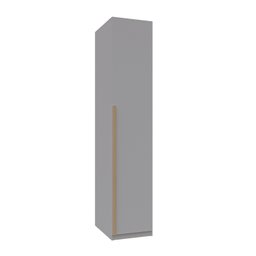 Guarda-roupa Modular 40cm 1 Porta com Prateleiras Jade Cabecasa Madeiramadeira - 8