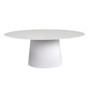 Ver imagem 1 de Mesa de Jantar Cone Oval 235x137cm Laqueada Branco