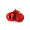 Ver imagem 5 de Kit 60 Bolas de Natal Mista Fosca, Lisa e Glitter Vermelha 5cm - Master Christmas