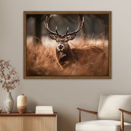 Quadro 60cm X 80cm Animal Cervo Tropical Artes - 2
