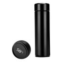 Ver imagem 2 de 02 Garrafas Térmica Squeeze Medidor Temperatura 500ml Inox