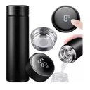 Ver imagem 1 de 02 Garrafas Térmica Squeeze Medidor Temperatura 500ml Inox