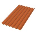 Ver imagem 1 de Telha Sanduiche Ondulada   sem Forro   244cm X 100cm X 1,5cm com Isolamento Térmico em Pir - Kingspan