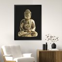 Ver imagem 2 de Quadro 60cm X 80cm Buda Fundo Tropical Artes