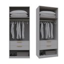 Ver imagem 4 de Guarda-roupa Modular 80cm sem Portas com Gaveteiro Jade CabeCasa MadeiraOriginals