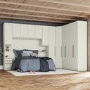 Ver imagem 2 de Quarto Modulado Casal 7 Peças Seletto Areia