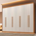 Ver imagem 2 de Guarda Roupa New Premium 8 Portas Benetil:cinamomo/off