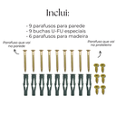 Ver imagem 2 de 3 Suportes de Prateleira 30cm Formato L Mão Francesa Estilo Modern Aço Alta Resistência Preto